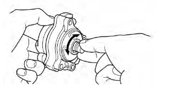 Checking the oil pump 